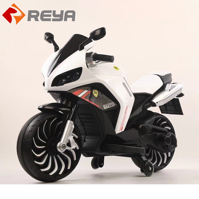 Nouveau 12V électrique enfants Motorcycle oversized 2 - 7 ans vieux mâle et femelle Babies peut sit deux enfants quatre roues