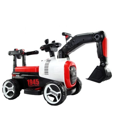 EV085 Children's electric exciter can sit and ride boy hook machine to dig exciter engineering car exciter
