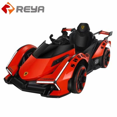EV073 Children's electric car can sit people boy remote control four wheel charging toy car girl baby child stroller