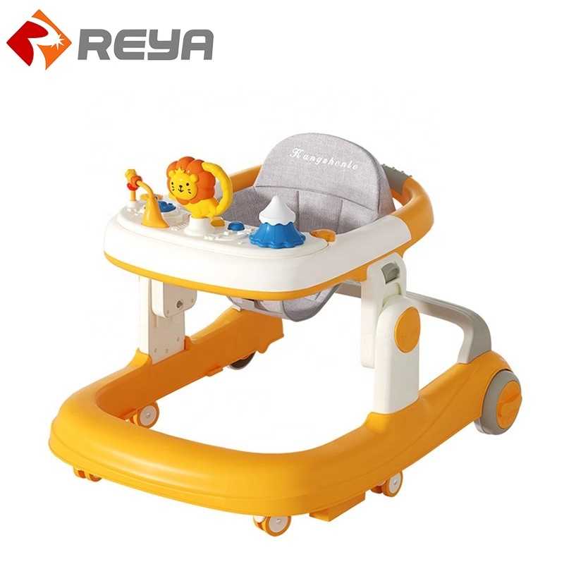 Baby Walking Toys Plastic Musical Baby Activity Walker com freios