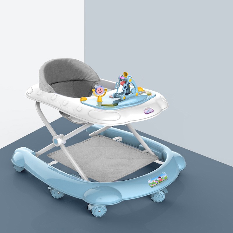 Baby walker anti O-pernas multifuncionais anti rolo carro de partida infantil Baby walker para meninos e meninas