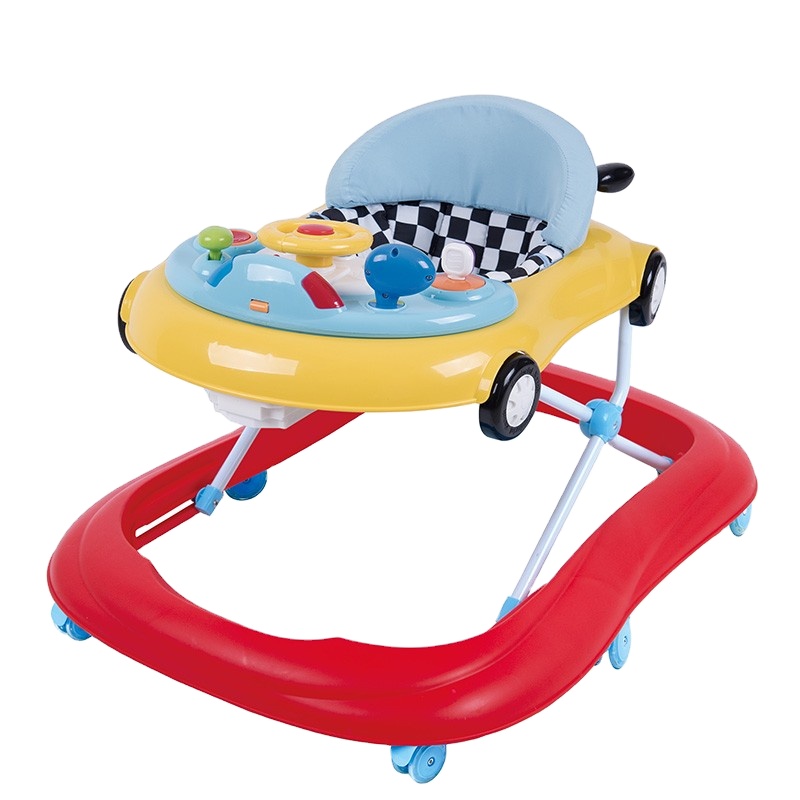 XB015 Factory Cheep Price Baby Walking Musical And Light Swivel Wheels Baby Walker Toy For Kids