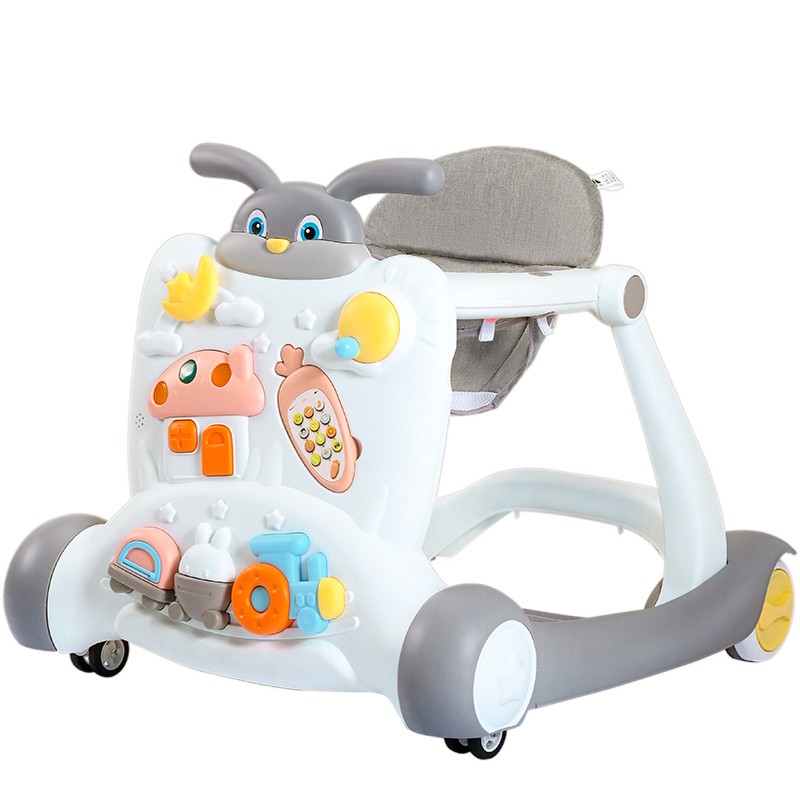 Baby walker anti o pernas anti rollover mão do bebê push dobrável 2023 novas crianças aprendem a andar artefato