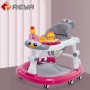 Baby walker anti O-leg aprendizagem dirigindo meninos e meninas crianças pequenas rollover linha de aprendizagem multifuncional carrinho de partida