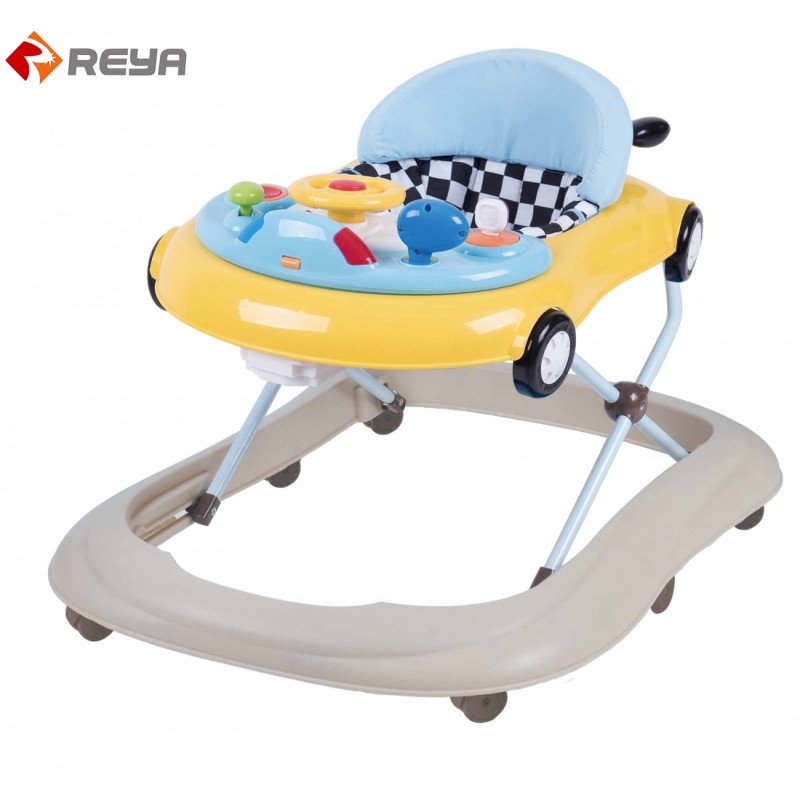 XB015 Factory Cheep Price Baby Walking Musical And Light Swivel Wheels Baby Walker Toy For Kids