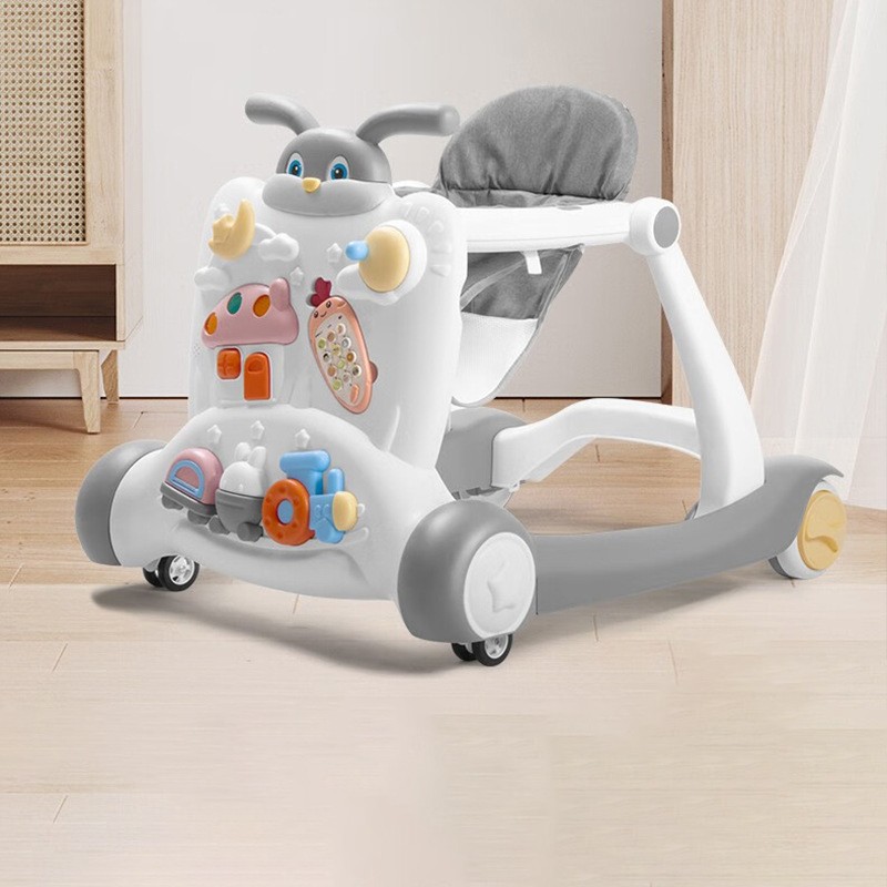 XB009 Baby walker anti o legs anti rollover baby hand push foldable 2023 new children learn to walk artifact