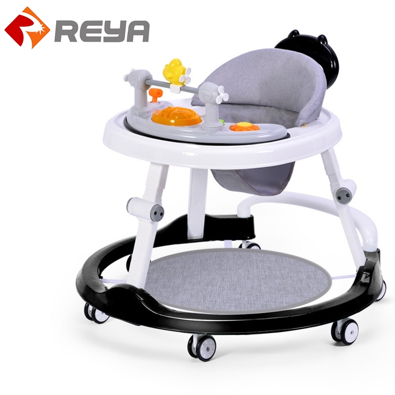 Baby walker anti O-pernas bebê multifuncional anti rolo carrinho de bebê aprendizagem driving walker 2023 novos modelos