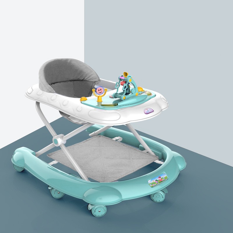 Baby walker anti O-pernas multifuncionais anti rolo carro de partida infantil Baby walker para meninos e meninas