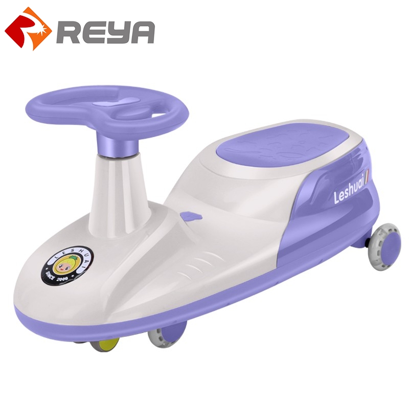 Crianças wiggle car Baby swing car scooter silencioso flash anti rolled over carro de brinquedo 2-6 anos de idade