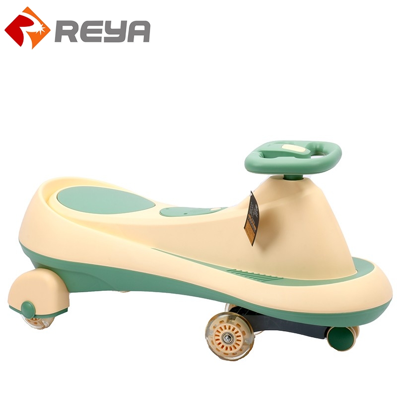 Kindertorsion Auto Trolley Universalrad kleines und weibliches Baby 1-6 Anti Rollover Erwachsener neues Twist und Schaukel Auto