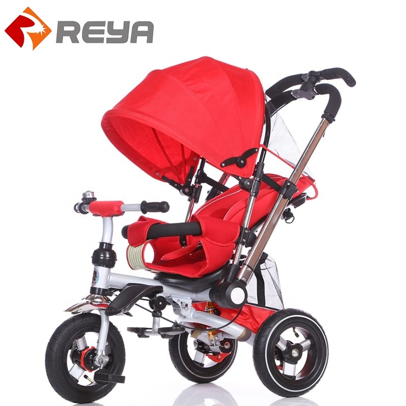 Faltbares Kind Baby Dreirad 4 in 1 Kinderwagen Fahrrad Kinder Trike Kinder Dreiräder Baby Dreirad für Kind 1-6 Jahre