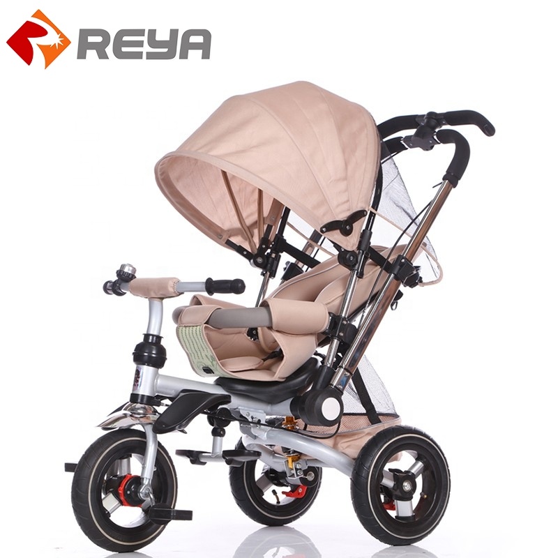 SL002 Foldable Kid Baby Tricycle 4 in 1 Stroller Bike Children Trike Kids Tricycles Baby Tricycle for Kid 1-6 Years