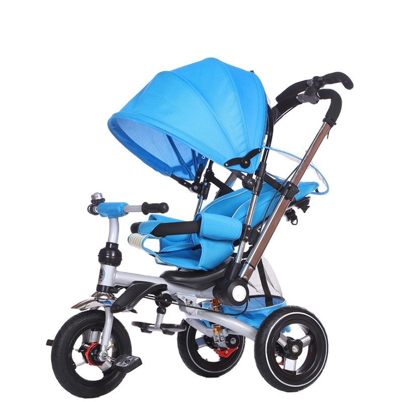 Dobrável Kid Baby Tricycle 4 em 1 Carrinho de Bebê Bicicleta Crianças Trike Crianças Triciclos Triciclo Do Bebê para Crianças 1-6 Anos