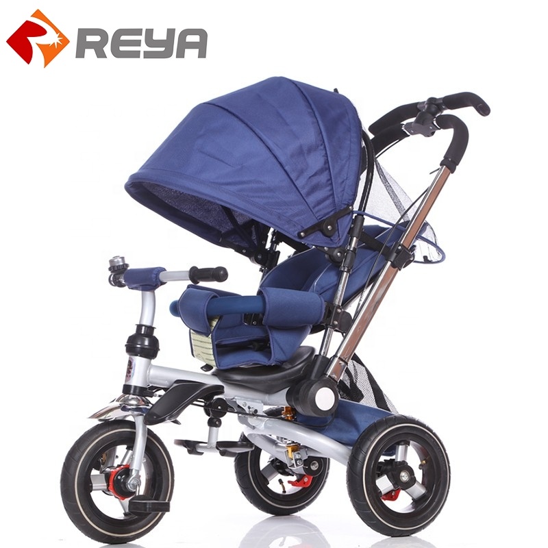 Faltbares Kind Baby Dreirad 4 in 1 Kinderwagen Fahrrad Kinder Trike Kinder Dreiräder Baby Dreirad für Kind 1-6 Jahre