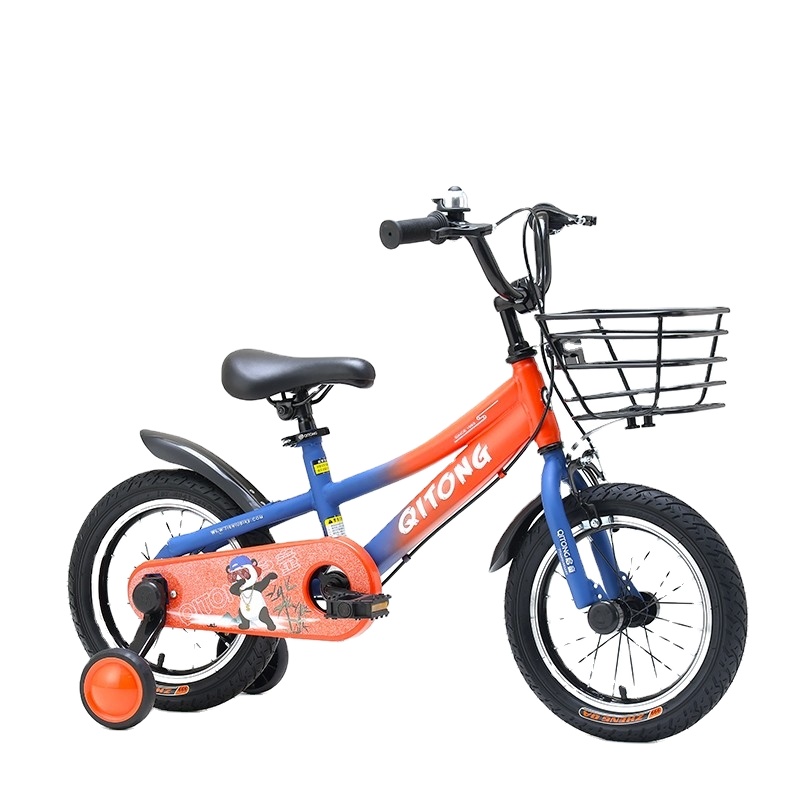 BK032 Children's bicycle Boys and Girls 2-12 years old with training wheels 14/16/18 inch bicycle