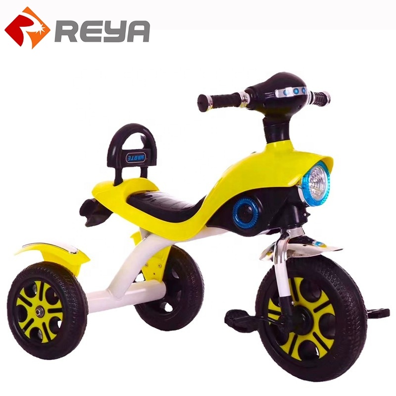 Novo Kids Triciclo Crianças pedal triciclo trole/com luzes de música