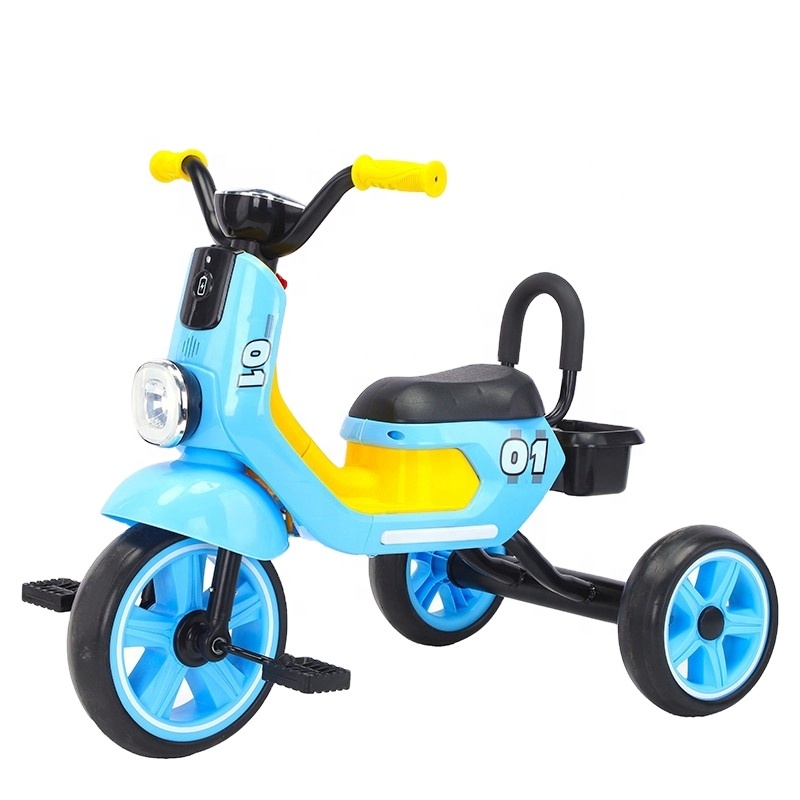 Bicicleta de triciclo das crianças Novo carro de brinquedo das crianças pode sentar/pedal/bicicleta triciclo do bebê