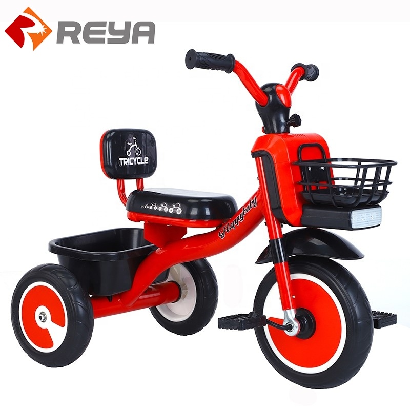 SL016 Wholesale children's bicycle trolley pedal bicycle with music light roller