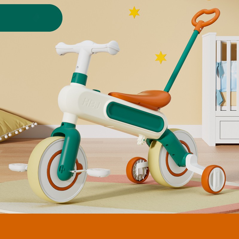 SL026 Children's tricycle 2-in-1 sliding bicycle 1-6 years old baby too riding