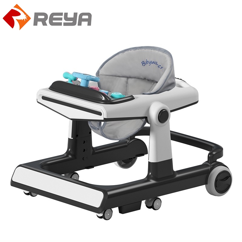 Good Quality Kids Baby Walker Young Child Car Multi function Baby Walker Musical And Light Walker For Baby 6 Pu Wheels