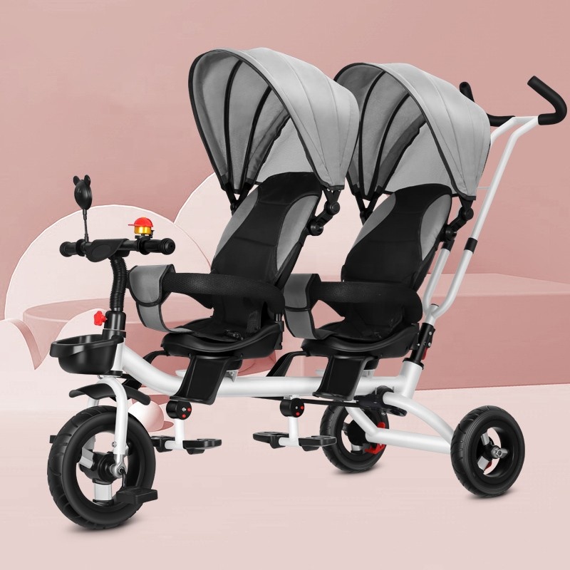 2023 good quality Double Children 's tricycle 3 Wheel Kids tricycle Children Bicycle for Kids