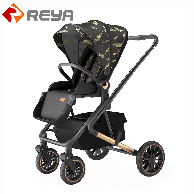 Stroller haute vue peut SIT et lie down / bi - directional Push / light folding Stroller