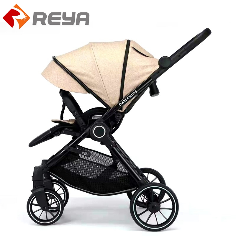 TC012 Baby Gift Baby Stroller with Reversible Handlebar and Rocking Function Pushchair