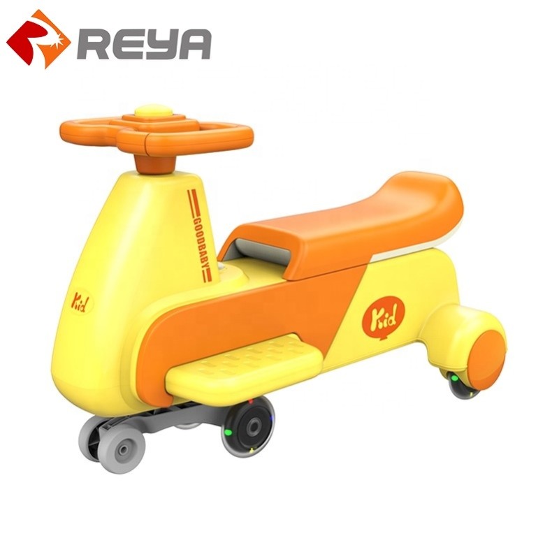 2023 haute qualité New Children's Twist car 4 roues avec musique swing car Kids Toy Ride on car with many Colors