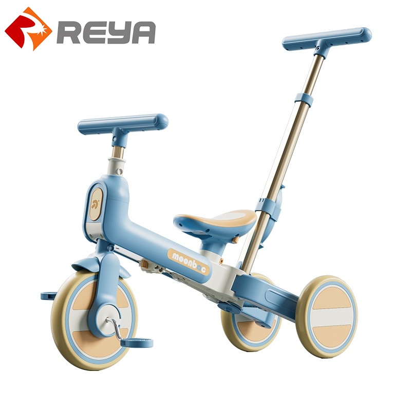 2023 New Children 's tricycle foldable and deformable tricycle