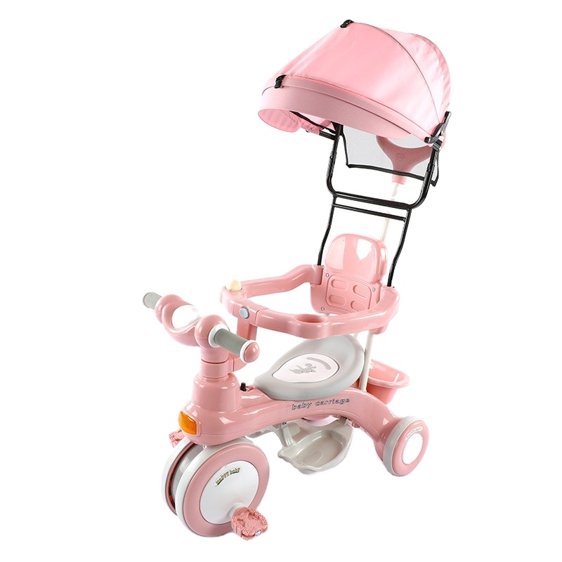 طفل على نهر سيارة تريندي Balance Bike مع إزالة بيدال Stroller بيبي Bike Folding Toddler Tricycle