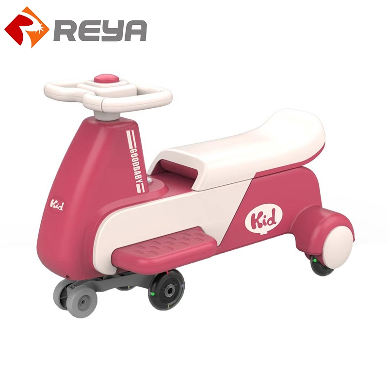 2023 haute qualité New Children's Twist car 4 roues avec musique swing car Kids Toy Ride on car with many Colors