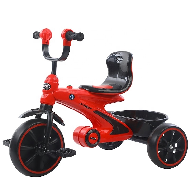 SL014 Wholesale new children’s tricycle baby bicycle roller 1-6 years old baby tricycle