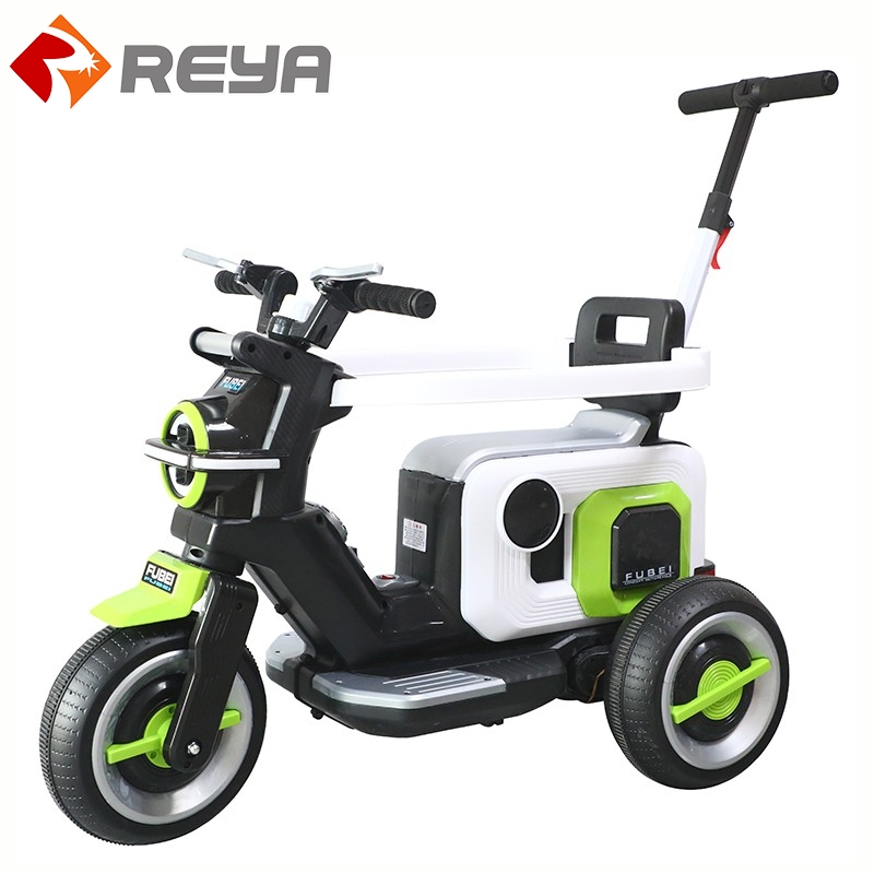Manufacturers direct sales of children’s electric motorcycle tricycle baby toy car battery charging can sit human stroller