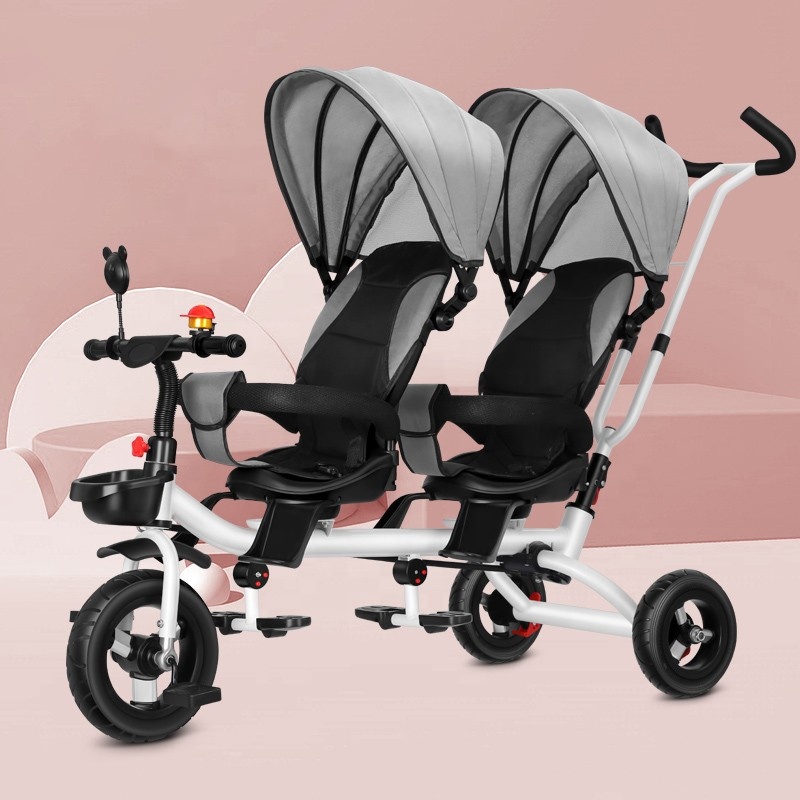2023 Good Quality Double Children’s Tricycle 3 Wheel Kids Tricycle Children Bike Tricycles For Kids