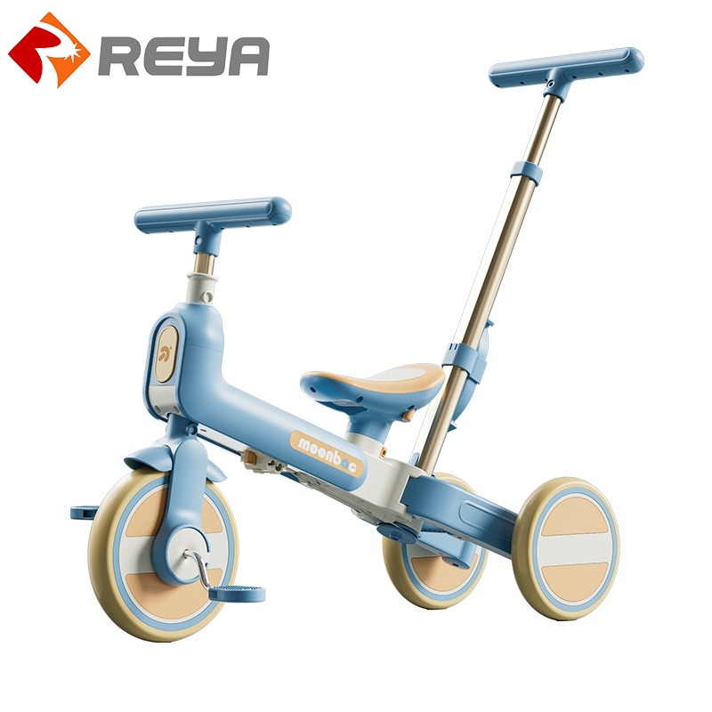2023 New Children’s Tricycle Foldable and Deformable Tricycle