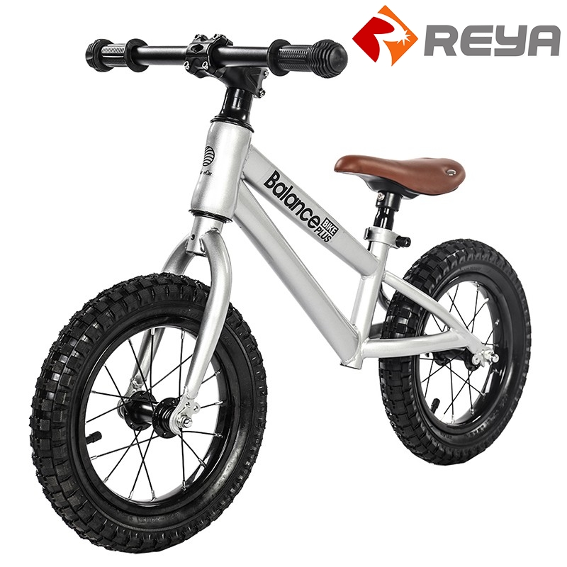 Different size children’s balance bike toy car