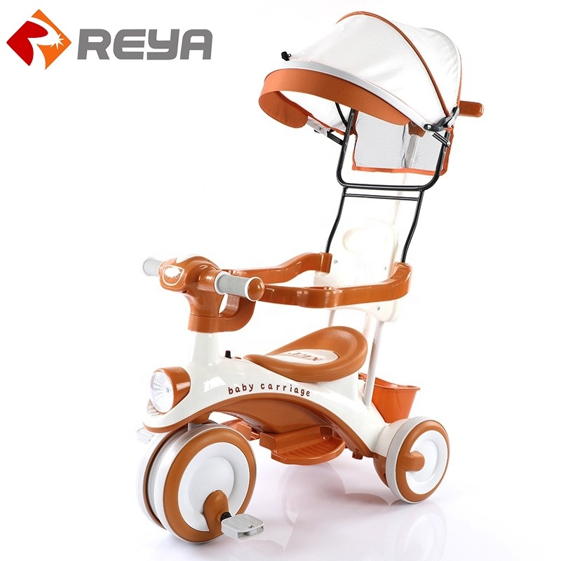High Quality Custom Logo Kids Tricycle Child 3 Wheel Ride On Car With Foot Pedial Bike Trike Bicycle For Kids 2-6 Years