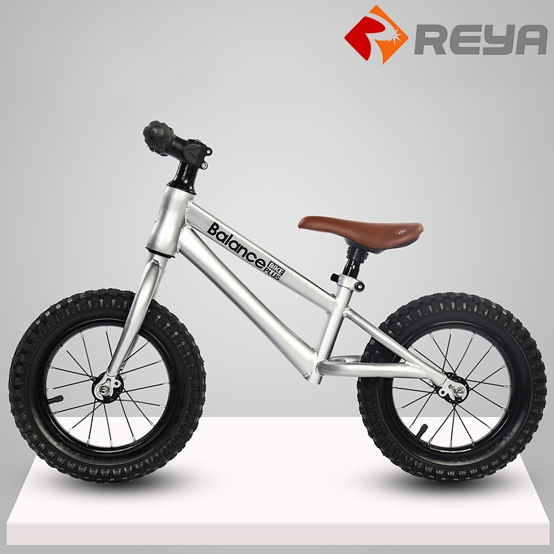 Different size children’s balance bike toy car