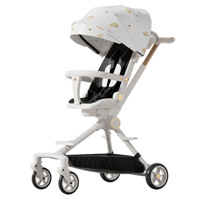 TC021 2023 Good Quality Baby Strollers One hand One step Fold Stands When Folded Baby Strollers